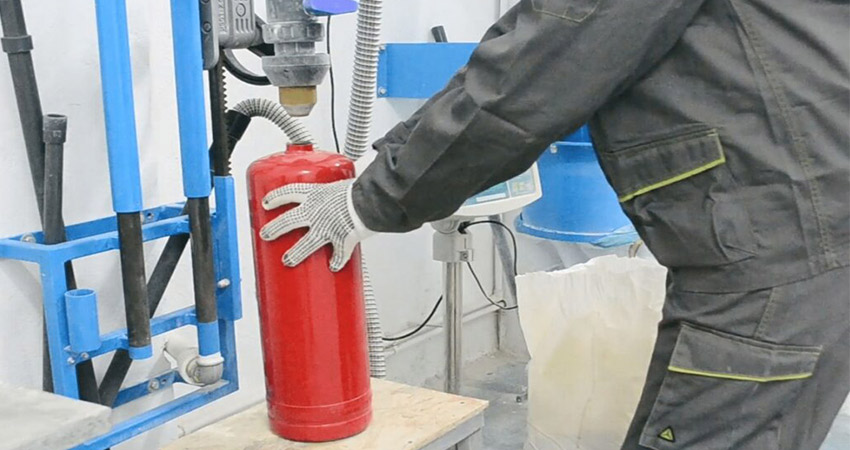 شارژ و فروش کپسول آتش نشانی در شهرک صنعتی شمس آباد